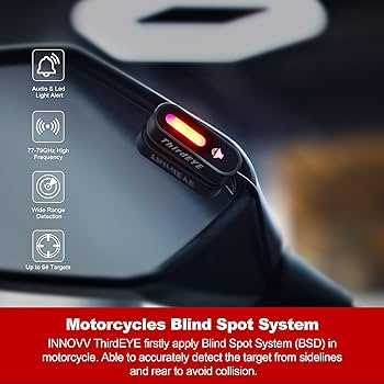 What Happens When The Blind Spot Detection System For a Car Is Adapted For a Motorcycle?
