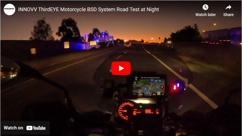 How the INNOVV ThirdEYE BSD System Enhances Motorcycling Safety