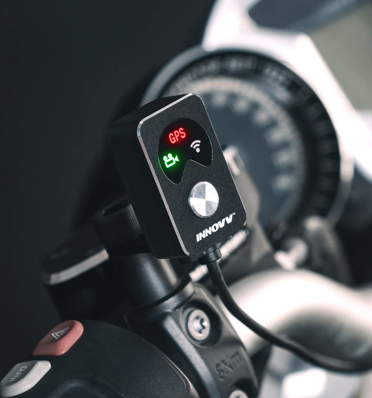 INNOVV K7 motorcycle lifestyle riding scene