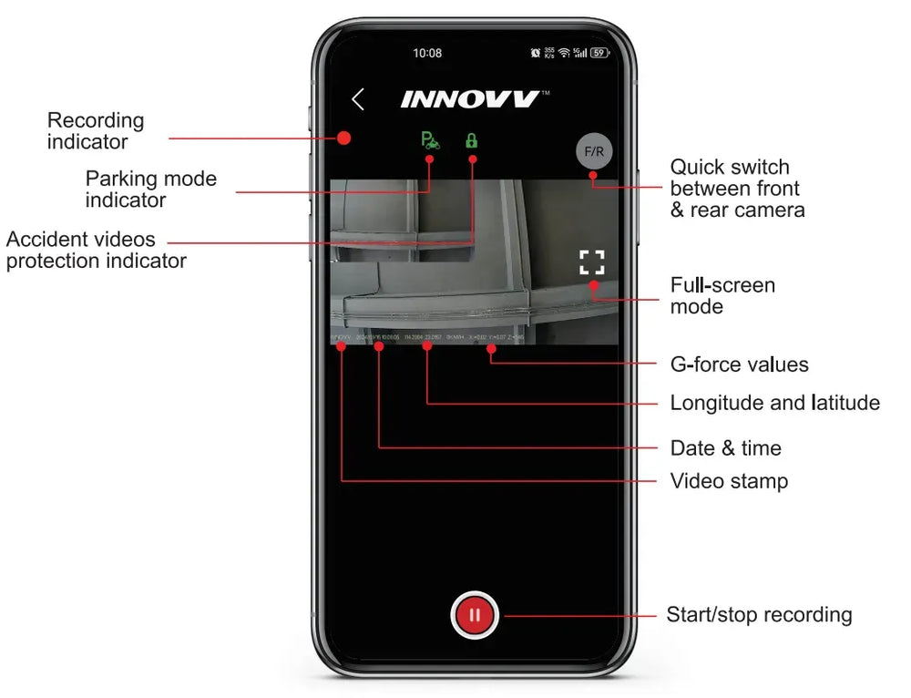 Live Preview & Recording Interface