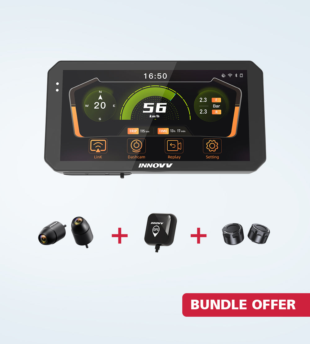 Écran N2 + GPS + Caméra 2K + TPMS gratuit
