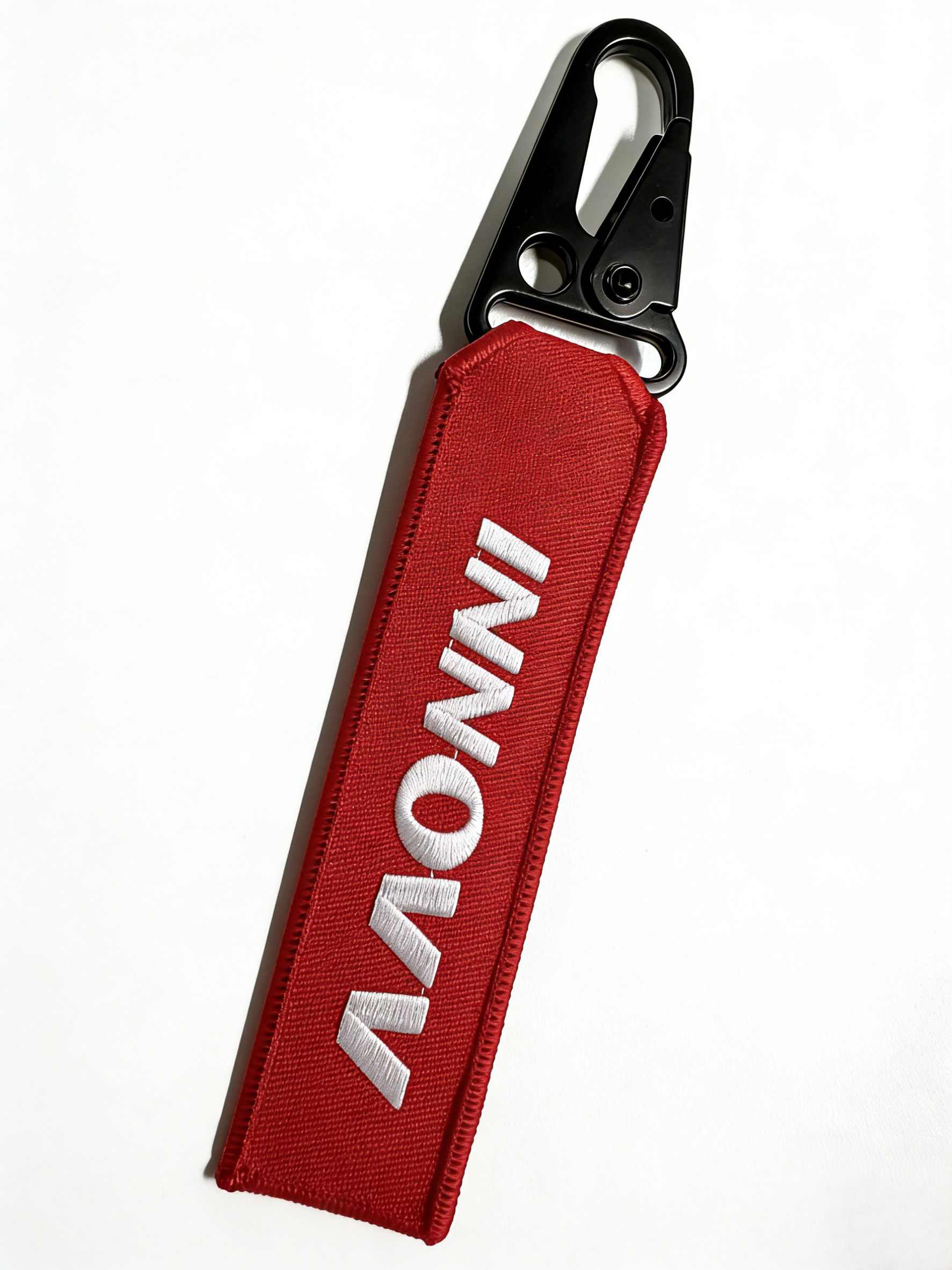 Embroidered Logo Key Fob