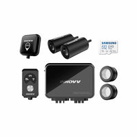 INNOVV K7 motorcycle dashcam bundle with lens protectors and 512GB card for continuous recording