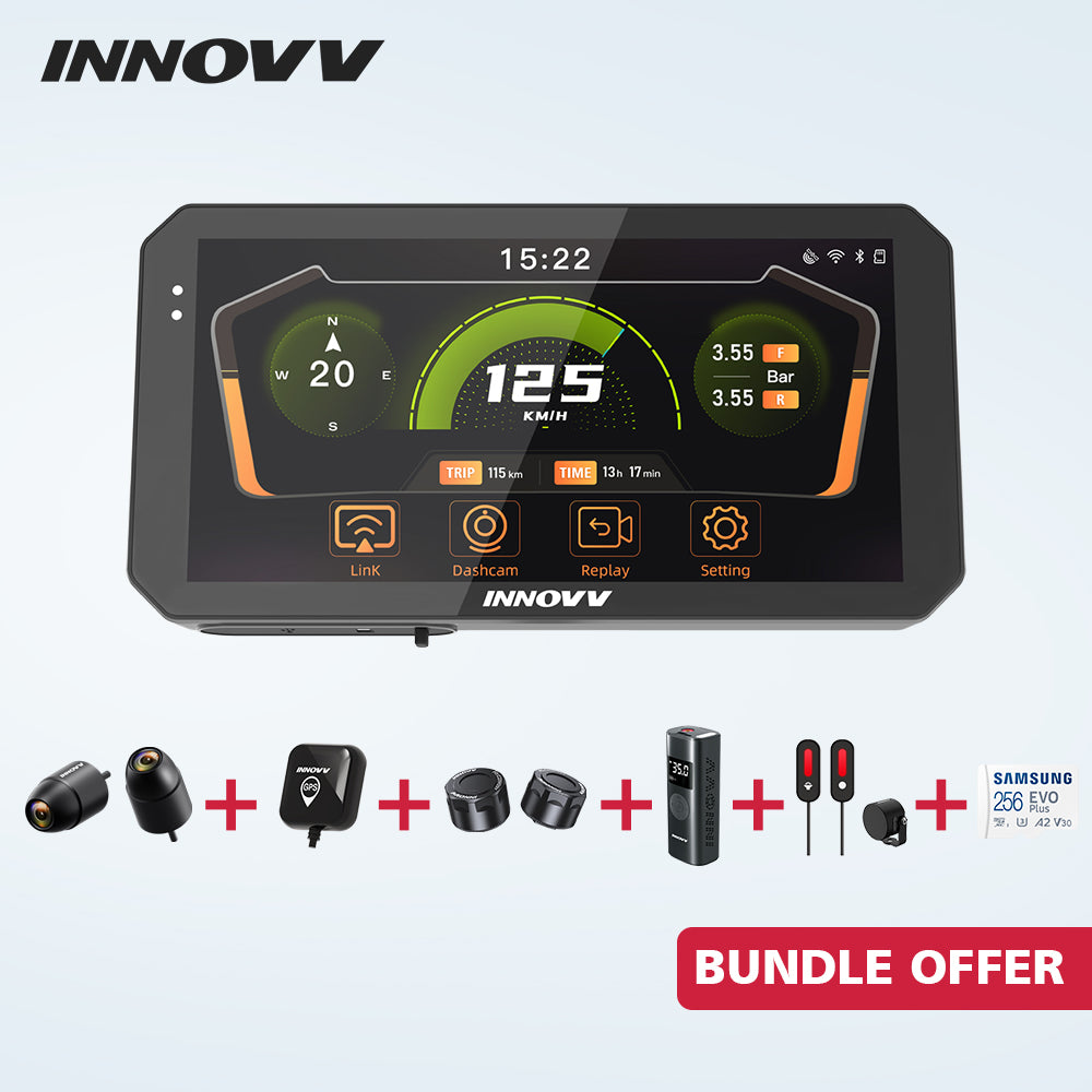 N2 Full Safety Kit (Free TPMS) +P1+Mirror+256GB