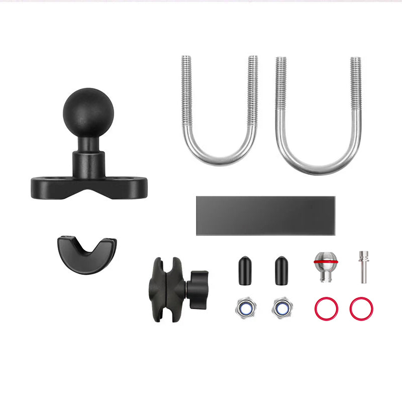 U-Shaped 1" Ball Head & Handlebar Mount Combo