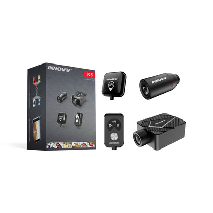 K5 4K+1080P Motorcycle Dashcam （LOW STOCK ALERT）