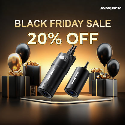 K6 2K+1080P Motorcycle Dashcam