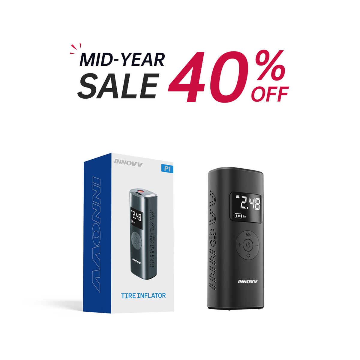 P1 Portable Tire Inflator