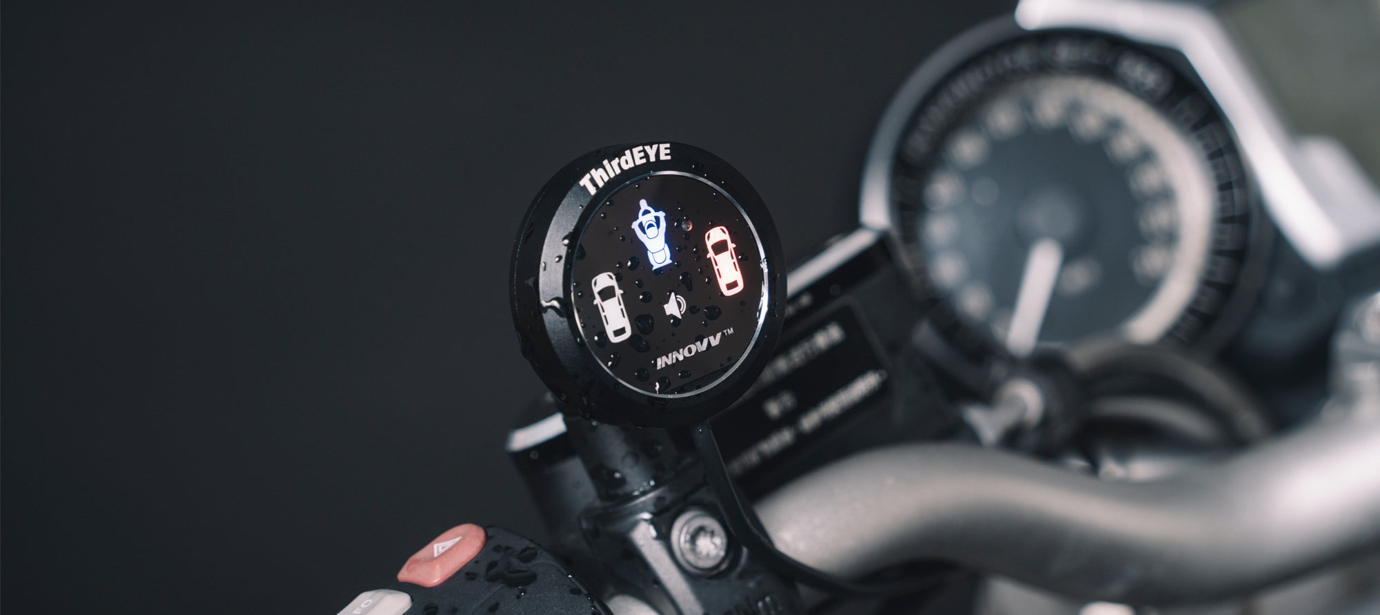 INNOVV ThirdEYE-Watch Version | Motorcycle BSD System with 77GHz Radar